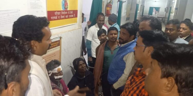 jamshedpur-rural-accident-बहरागोड़ा में वाहन की चपेट में आकर बाइक सवार घायल