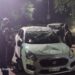 jamshedpur-rash-driving-तेज रफ्तार में साकची थाना के पास डिवाइडर से टकराई कार, नशे की हालत में थे युवक, पुलिस से भी उलझे