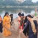 Jamshedpur : दुर्गा सेना ने की छठ घाट की सफाई, कहा-पूजा तो हम घाट पर ही करेंगे