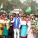 Jamshedpur-JMM : केंद्र सरकार के कृषि विधेयक व श्रम कानून के खिलाफ झामुमो ने किया विरोध-प्रदर्शन, वापस लेने की मांग