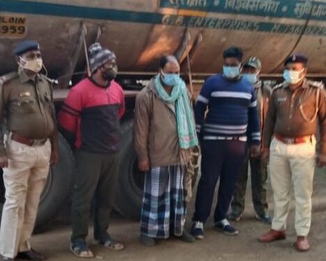 jamshedpur-rural-police-success-जमशेदपुर के ग्रामीण इलाके धालभूमगढ़ में गैस कटिंग करने वाले गिरोह का भंडाफोड़, तीन गिरफ्तार