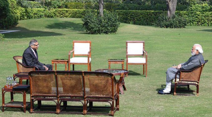 tata-group-chairman-meets-pm-modi-टाटा समूह के चेयरमैन एन चंद्रशेखन पद्मभूषण मिलने और एयर इंडिया के टेकओवर के बाद प्रधानमंत्री नरेंद्र मोदी से मिले, टाटा समूह में पहले भी इन लोगों को मिल चुका है भारत रत्न और पद्म अवार्ड, जानें कैसा है एन चंद्रशेखरन का कैरियर