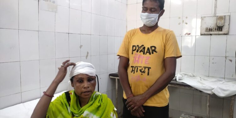 jamshedpur-family-dispute-बिरसानगर में जमीन विवाद में मामी की भांजे ने कर दी पिटाई, घायल