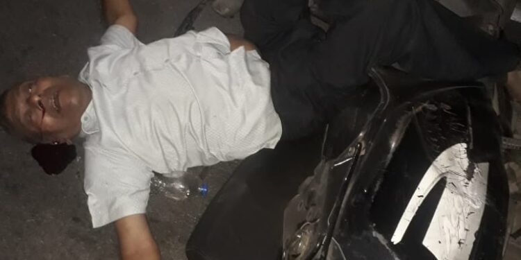 jamshedpur-accident-जमशेदपुर के एनएच पर अज्ञात वाहन ने स्कूटी सवार को मारी टक्कर, एक की मौत,  एक गंभीर