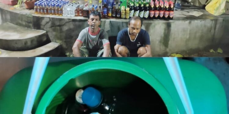 jamshedpur-illegal-wine-उत्पाद विभाग ने बरसोल, चाकुलिया और एमजीएम थाना क्षेत्र में छापामारी कर बरामद की अवैध शराब, 2 लोगों को भेजा जेल