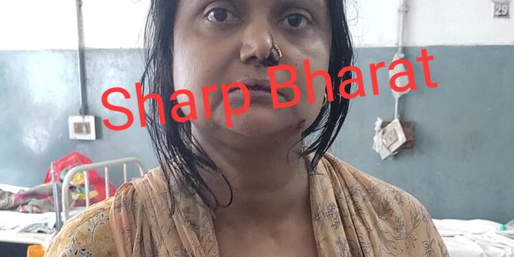 jamshedpur-crime-सीतारामडेरा में एक युवक ने अपनी भाभी को चाकू मारकर किया घायल, युवक कर रहा दबंगई, देखिये-video