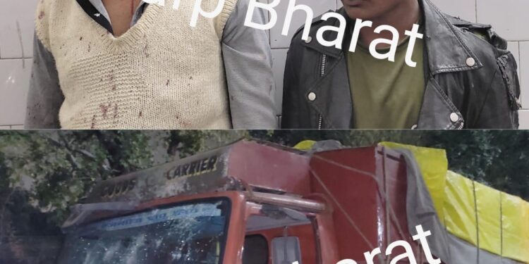 jamshedpur-crime-डिमना चौक में ट्रक में मिला प्रतिबंधित पशु का चमड़ा, ट्रक चालक-खलासी की पिटाई