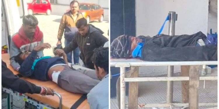 jamshedpur accident – मानगो एनएच पर हादसा, बड़ी गाड़ी ने दो लोगों को कुचला, देखिये-video