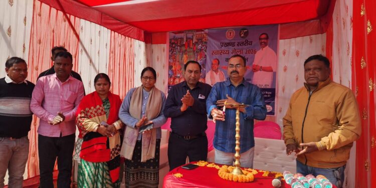 Jamshedpur jugsalai health mela : पटमदा के माचा सीएचसी में स्वास्थ्य मेला का आयोजन, जुगसलाई विधायक मंगल कालिंदी ने कहा – मरीजों की सुविधा के लिए सीएचसी में विधायक निधि से देंगे एक्सरे मशीन: मंगल कालिंदी