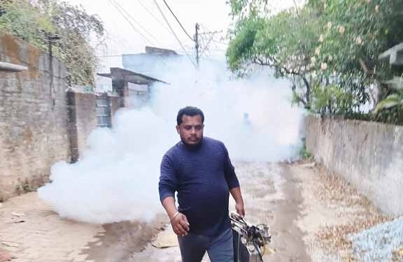 mango nagar nigam mayor in action : एक्शन में मेयर सुधा गुप्ता, मानगो में सफाई अभियान और फॉगिंग की हुई शुरुआत