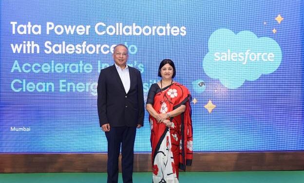 Tata Power Collaborates with Salesforce : टाटा पावर और सेल्सफोर्स साउथ एशिया के बीच रणनीतिक साझेदारी, भारत के स्वच्छ ऊर्जा मिशन को रफ्तार देने के लिए दोनों कंपनियों ने मिलाये हाथ