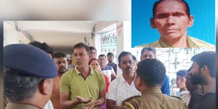 Tatanagar railway hospital hungama – टाटानगर रेलवे अस्पताल में वृद्धा की मौत के बाद परिजनों का हंगामा, डॉक्टरों पर लापरवाही का आरोप, देखिए – video