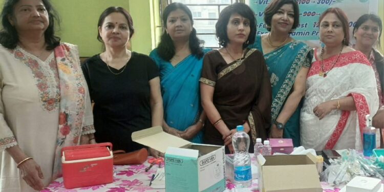Jamshedpur health camp – जमशेदपुर में प्री-वूमेन डे पर स्वास्थ्य जागरूकता शिविर का आयोजन, 120 से अधिक लोगों ने कराई जांच Jamshedpur health camp – जमशेदपुर में प्री-वूमेन डे पर स्वास्थ्य जागरूकता शिविर का आयोजन, 120 से अधिक लोगों ने कराई जांच