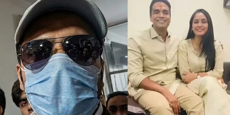 Mp police detain twisha sharma husband : जबलपुर कोर्ट में समर्पण करने पहुंचा ट्विशा के पति को पुलिस ने पकड़ा, मुंह ढंक कर कोर्ट पहुंचा था समर्पण करने, पुलिस टीम लेकर भोपाल के लिए रवाना