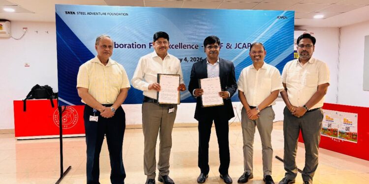 Tata steel jcapcpl mou : एशियन खेलों में चयन और टीएसएएफ व जेसीएपीसीपीएल के बीच एमओयू पर हस्ताक्षर, साथ मिलकर करेंगे काम