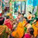 jamshedpur shiv charcha- जुगसलाई शनिदेव मंदिर में झारखण्ड शनि शांति यज्ञ आरंभ,महिलाओं ने की शिव चर्चा