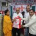 Jamshedpur poshan kit distribution : साकची रेड क्रॉस भवन में टीबी मरीजों में बांटे गए पोषण किट, मरीजों से की गई दवाइयों के नियमित सेवन की अपील