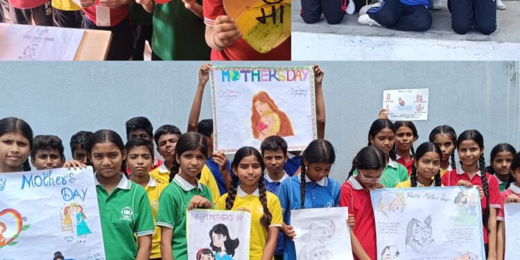 jamshedpur mother’s day-छोटा गोविंदपुर जेवियर पब्लिक स्कूल में मनाया गया मदर्स डे, मां के महत्व व उनके त्याग का सम्मान करने के लिए बच्चों को किया प्रेरित