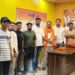 jamshedpur congress-भालूबासा कांग्रेस कार्यालय में संयुक्त सचिव बनाए जाने पर प्रिंस सिंह का हुआ भव्य स्वागत, संगठन को आगे बढ़ाने का लिया संकल्प