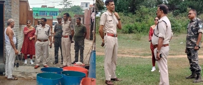 Jamshedpur border area police – कपाली में बकरीद पर्व को शांतिपूर्ण तरीके से संपन्न कराने के लिए पुलिस प्रशासन अलर्ट, विभिन्न स्थानों पर चलाया विशेष छापेमारी अभियान Jamshedpur border area police – कपाली में बकरीद पर्व को शांतिपूर्ण तरीके से संपन्न कराने के लिए पुलिस प्रशासन अलर्ट, विभिन्न स्थानों पर चलाया विशेष छापेमारी अभियान