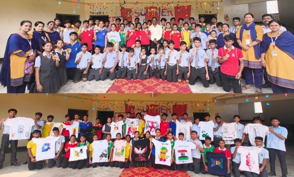 Xavier public school dorkasai : जेवियर पब्लिक स्कूल डोरकासाई में समर कैंप के दूसरे दिन विद्यार्थियों ने दिखायी प्रतिभा
