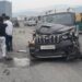 Jamshedpur accident-डोबो पार्किंग के समीप तेज रफ्तार स्कॉर्पियो दुर्घटनाग्रस्त, दो घायल,पुलिस मामले की जांच में जुटी, देखिए video