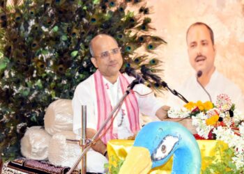 jamshedpur Bhagwat Katha- सच्चे मन से लिया गया प्रभु का नाम घोर पापों को भी कर सकता हैं नष्ट-सीताराम शास्त्री, बिष्टुपुर सत्यनारायण मारवाड़ी मंदिर में भागवत कथा का तीसरा दिन