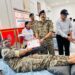 west singhbhum ckp blood donation – विश्व रक्तदान दिवस पर चक्रधरपुर रेलवे अस्पताल में लगा रक्तदान शिविर, वरिष्ठ मंडल परिचालन प्रबंधक मनीष पाठक ने किया शिविर का शुभारंभ, सीआरपीएफ जवानों ने बढ़-चढ़कर लिया भाग