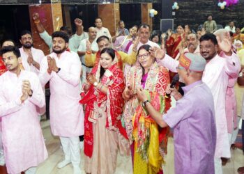 jamshedpur kirtan utsav- सोनारी राजस्थान भवन में धूमधाम से मनाया गया महासर माता का 46वां मासिक कीर्तन उत्सव