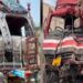 Jamshedpur accident: मरीन ड्राइव पर दो ट्रकों में भिड़ंत, कोल्ड ड्रिंक्स लदे ट्रक का चालक केबिन में फंसा Jamshedpur accident: मरीन ड्राइव पर दो ट्रकों में भिड़ंत, कोल्ड ड्रिंक्स लदे ट्रक का चालक केबिन में फंसा