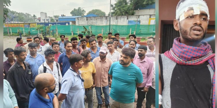 Jamshedpur crime – बर्मामाइंस में देर रात ट्रक चालक पर धारदार हथियार से जानलेवा हमला, लूटपाट की कोशिश विफल, देखिए –  video