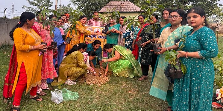 Jamshedpur Kshatriya samaj sampurn bharat : क्षत्रिय समाज संपूर्ण भारत ने बारीडीह विजया गार्डन में लगाये 25 पौधे