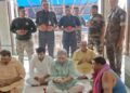 Jharkhand central minister worships in baba temple : केंद्रीय मंत्री ललन सिंह ने किया बाबा बैद्यनाथ का दर्शन-पूजन, झामुमो महासचिव सुप्रियो भट्टाचार्य ने की सपरिवार पूजा अर्चना