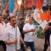 Jharkhand deoghar youth congress  julus : नीट पेपर लीक के विरोध में देवघर युवा कांग्रेस ने निकाला मशाल जुलूस, जिला अध्यक्ष आशीष भारद्वाज ने किया नेतृत्व