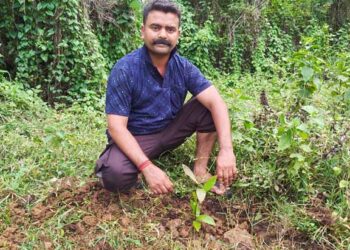 jamshedpur kowali world environment day- विश्व पर्यावरण दिवस पर कोवाली थाना परिसर में वृक्षारोपण, हरियाली का दिया संदेश