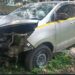 saraikela gamharia accident- गम्हरिया में सड़क हादसा, अनियंत्रित इनोवा पोल से टकरायी, कार पर सवार लोग घायल, इनोवा क्षतिग्रस्त