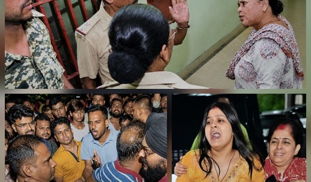 Jamshedpur dd bar case : हिमांशु सिंह हत्याकांड के बाद बिष्टुपुर में देर रात तक बवाल, पुलिस वाहनों में तोड़फोड़, सड़क जाम और आगजनी, देखिए – video