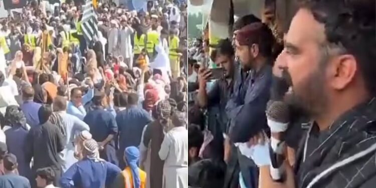 Pok ultimatum : पीओके की 15 जुलाई को पाकिस्तान से आजादी के ऐलान का अल्टीमेटम, जेएएसी नेताओं की शहबाज सरकार को खुली चुनौती, पीओके में हजारों की संख्या में सशस्त्र बल तैनात Pok ultimatum : पीओके की 15 जुलाई को पाकिस्तान से आजादी के ऐलान का अल्टीमेटम, जेएएसी नेताओं की शहबाज सरकार को खुली चुनौती, पीओके में हजारों की संख्या में सशस्त्र बल तैनात
