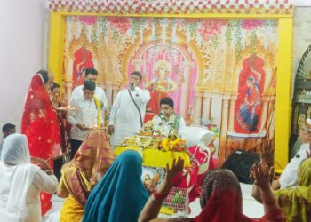 Jamshedpur bhagwat katha – बर्मामाइंस में विष्णु यज्ञ में उमड़ी श्रद्धालुओं की भीड़, श्रीमद्भागवत कथा का हुआ शुभारंभ