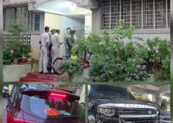 Jamshedpur bistupur dd bar murder case : बिष्टुपुर के डीडी बार मर्डर केस में पुलिस ने बार संचालक नीरज सिंह के घर पर की छापामारी, गाड़ियां जब्त कर ले गयी, देखिये – video