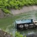 Saraikela chandil accident – चांडिल में अनियंत्रित कोयला लदा हाइवा कैनाल में गिरा, चालक घायल