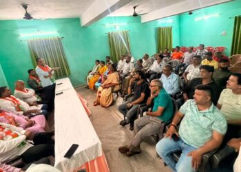 Jamshedpur bjp – उपेंद्र गिरी की अध्यक्षता में भाजपा कदमा मंडल की मासिक कामकाजी बैठक संपन्न, जनकल्याणकारी योजनाओं को आम जनता तक पहुंचाने पर हुई विस्तृत चर्चा Jamshedpur bjp – उपेंद्र गिरी की अध्यक्षता में भाजपा कदमा मंडल की मासिक कामकाजी बैठक संपन्न, जनकल्याणकारी योजनाओं को आम जनता तक पहुंचाने पर हुई विस्तृत चर्चा