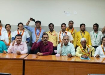 Jamshedpur mgm health employees election : एमजीएम स्वास्थ्य कर्मचारी संघ का चुनाव संपन्न, अध्यक्ष बने भागीरथ सोरेन