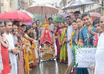 Jamshedpur rath yatra – कदमा रानीकुदर से निकली इस्कॉन की भव्य रथयात्रा, जय जगन्नाथ के जयघोष से भक्तिमय हुआ माहौल