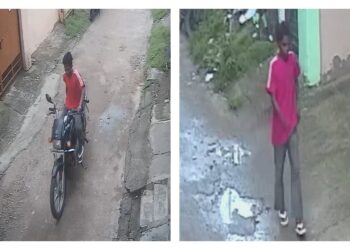 Jamshedpur theft : बिरसानगर में बाइक चोरी, सीसीटीवी में कैद हुआ चोर, देखिए – video