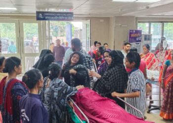 Jamshedpur mgm hospital hungama – एमजीएम अस्पताल में वेंटिलेटर नहीं होने का आरोप, मरीज की मौत पर परिजनों का हंगामा