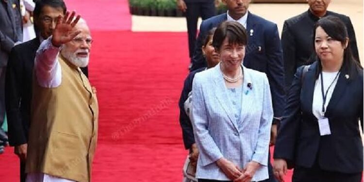 Indo-japan agreement : जापानी प्रधानमंत्री सनाए ताकाइची ने दिल्ली में पीएम मोदी से की मुलाकात, एआइ, सेमी कंडक्टर व रक्षा सहित कई क्षेत्रों में हुए महत्वपूर्ण समझौते, आगामी 10 वर्षों में भारत में 10 ट्रिलियन येन का करेगा निवेश जापान Indo-japan agreement : जापानी प्रधानमंत्री सनाए ताकाइची ने दिल्ली में पीएम मोदी से की मुलाकात, एआइ, सेमी कंडक्टर व रक्षा सहित कई क्षेत्रों में हुए महत्वपूर्ण समझौते, आगामी 10 वर्षों में भारत में 10 ट्रिलियन येन का करेगा निवेश जापान