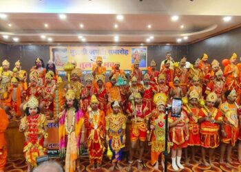 Jamshedpur tulsi bhawan : तुलसी भवन की श्री हनुमान रुप सज्जा प्रतियोगिता में हिलटॉप टेल्को के तथागत बनर्जी एवं एस डी एस एम सिदगोड़ा के बॉबी सिंह अव्वल