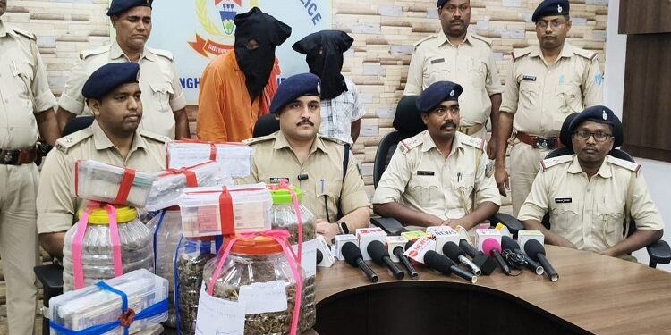 Jamshedpur two arrested with 7.8 kg marijuana : साधु के वेश में चल रहा था अवैध गांजा तस्करी का काला कारोबार, सप्लायर समेत दो शातिर गिरफ्तार, 7.8 किलो गांजा व अन्य सामान बरामद