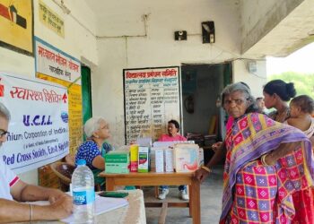 Jamshedpur ucil health camp : यूसिल व रेड क्रॉस की ओर से पोटका में स्वास्थ्य शिविर आयोजित, 65 मरीजों ने शिविर का उठाया लाभ
